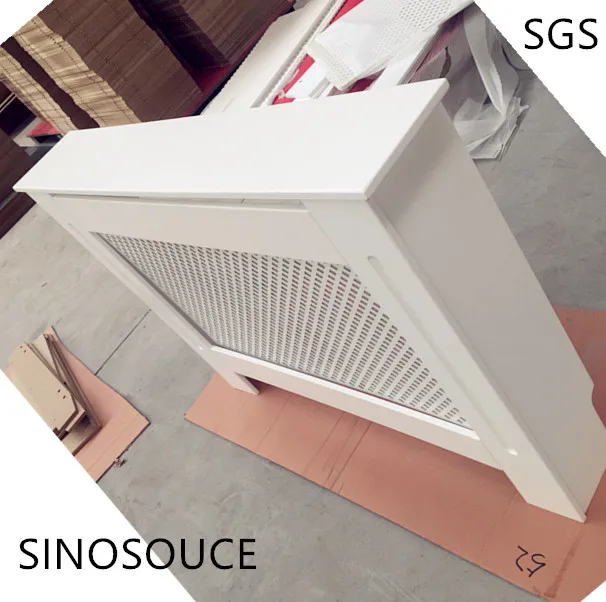 Wholesale UK Market Popular All Size White /Unfinished Modern Traditional Wood Grill Radiator Cover