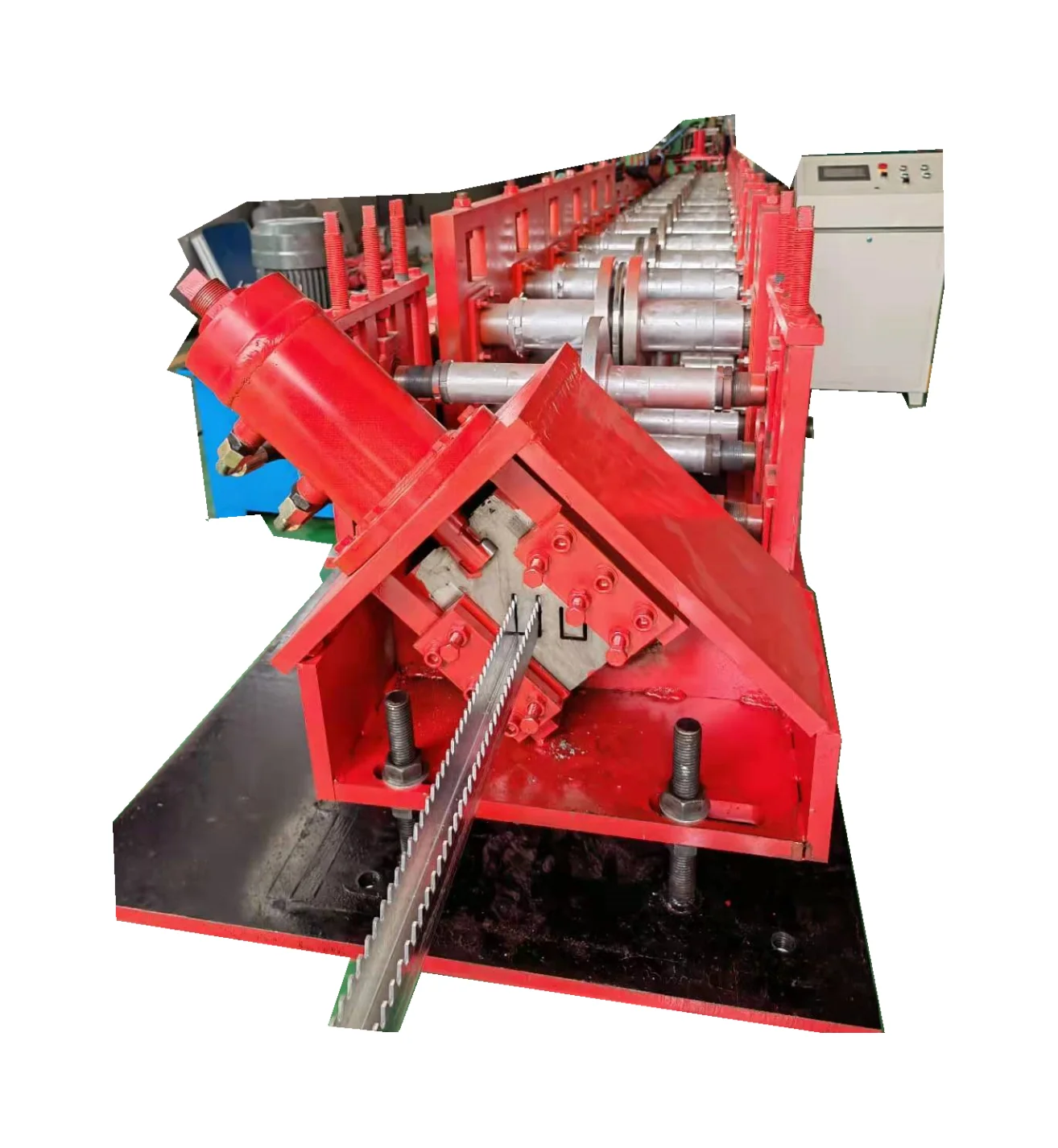 Manufacture High Quality Automatic Custom Greenhouse Rack And Pinion Channel Roll Forming Machine