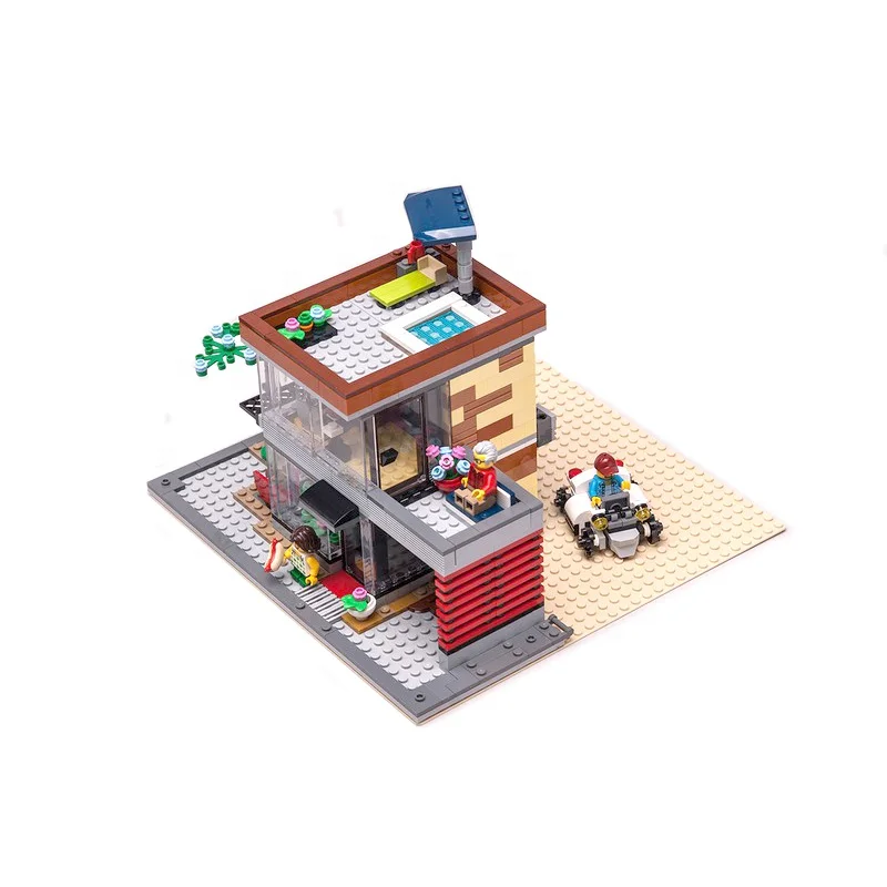Best Selling Children Plastic Small Toy Intelligence  DIY Building Blocks for Kids Customization Building Blocks MOC Custom