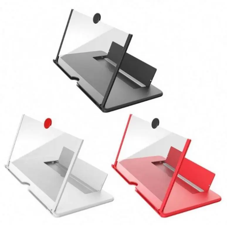 New Arrival Foldable HD 3D Tablet Mobile Phone Smartphone Cellphone Stand Screen Enlarger Magnifier Amplifier