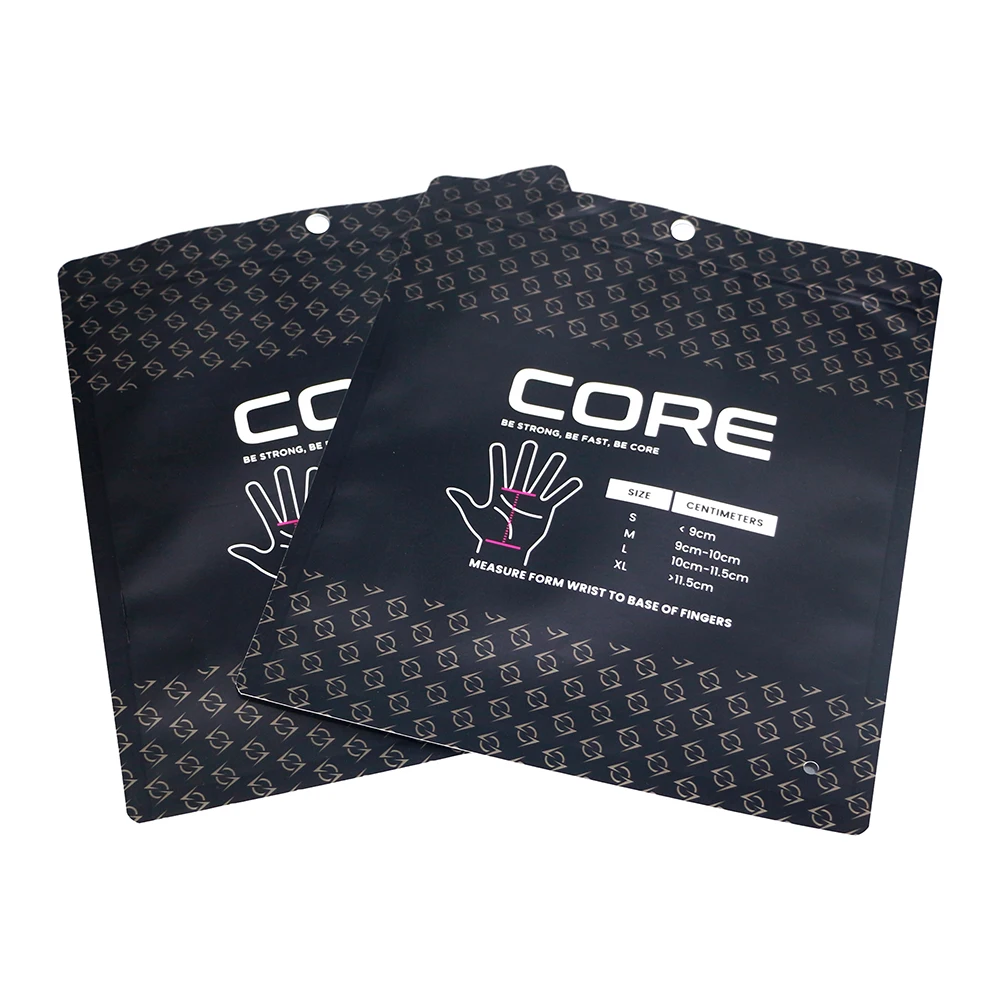 Fully Degradable PLA Plastic Kraft Paper Bag Zipper Custom Size Clothing Packaging Garment Storage Biodegradable Storage Bags