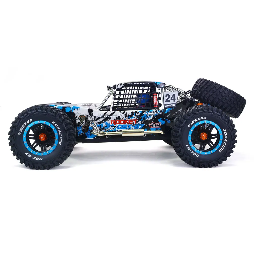 ZD гоночный DBX 07 1/7 4WD 80 км/ч радиоуправляемые игрушки пустынный Багги 2 4G высокоскоростной бесщеточный внедорожник Радиоуправляемый автомобиль RTR