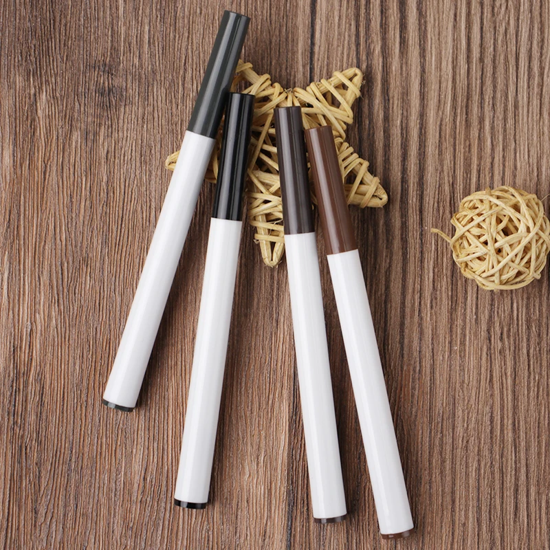 Custom LOGO Waterproof Natural Tip Eyebrow Pencil Custom Four Tips Eyebrow Tattoo Pen Long Lasting Liquid Eyebrow Enhancer