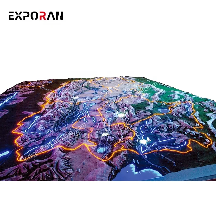 City planning 3d modeling in architecture exhibition 3d model