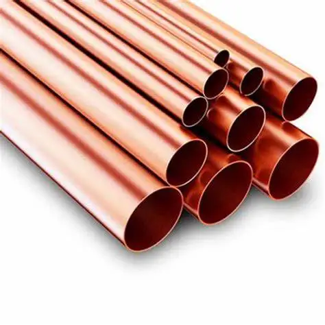 China Factory Wholesale Copper Straight Pipes for Plumbing Refrigeration and Building Use