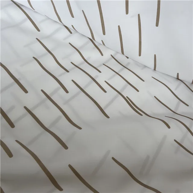 100% polyester disperse printed fabrics for making bed sheet of stripe design
