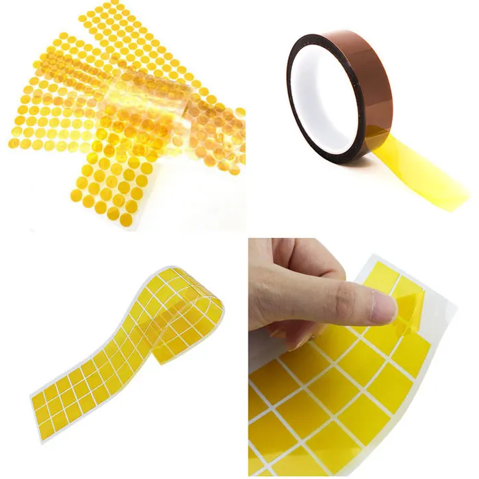 0.05mm High Heat Resistance Electrical Insulation ESD Kapton Tape Antistatic Polyimide Self Adhesive Tape For PCB Board Masking