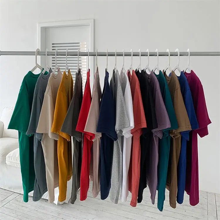 Factory Outlet Custom Logo T Shirts White T Shirt 210gsm 100% Cotton Stylish 2022 Polyester for Men Casual Blank T-shirt Knitted