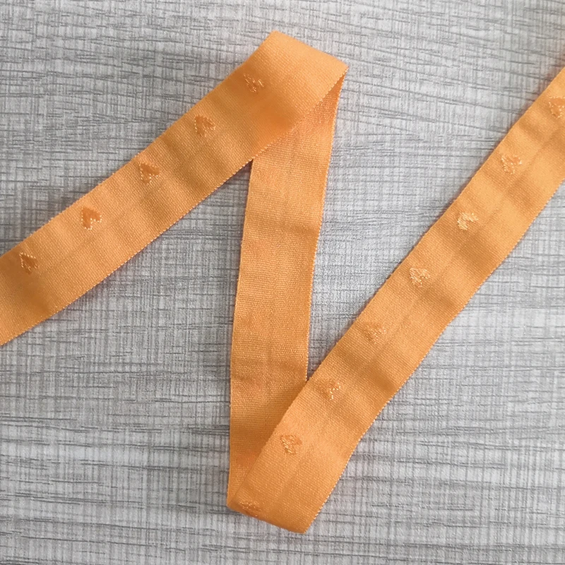 Fold Over Elastic 5/8 Manufacturer Direct Selling Bias Binding Tape For Lingerie High Elastic Folding Webbing OEM Order