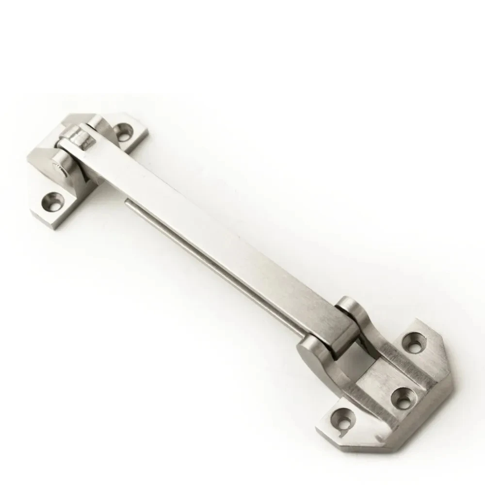 Hotel Home Office Stainless Steel Square Door Bolt With Left & Right Direction Door Latch