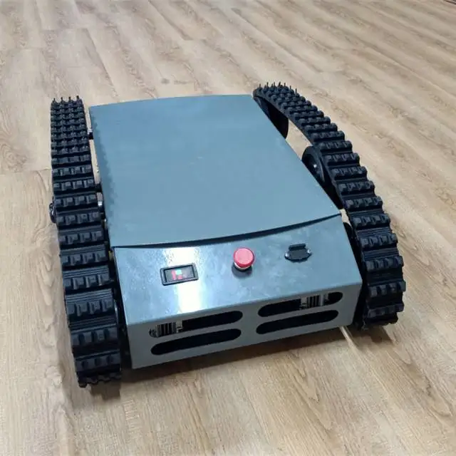 All-Terrain 100kg Automatic Walking Driving Robot Tank Mecanum Wheel Set ATV Rubber Track Chassis Construction Machinery Parts