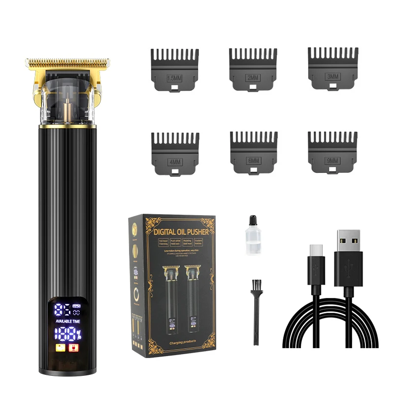 Portable Hair cutting machine Hair Clippers USB Rechargeable Shaver Beard Trimmer Professional Men Hair Cutting Machine Beard