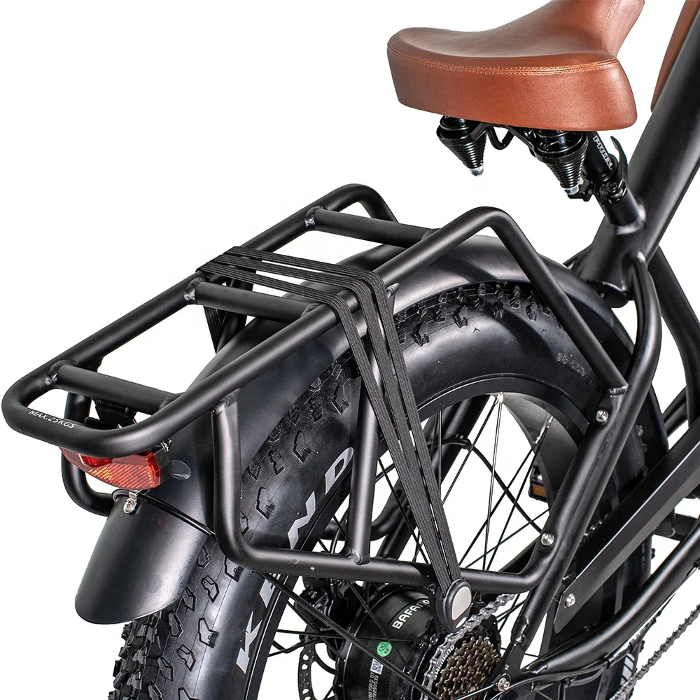  Высокой мощности 48V 750W винтажный электрический велосипед горный 26 дюймов с толстыми покрышками детский Cafe