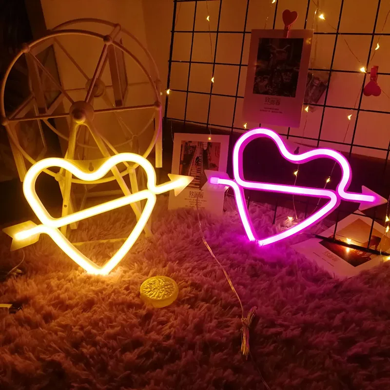 GIGO Super bright love led neon light sign it was always you wedding neon sign love letter neon sign