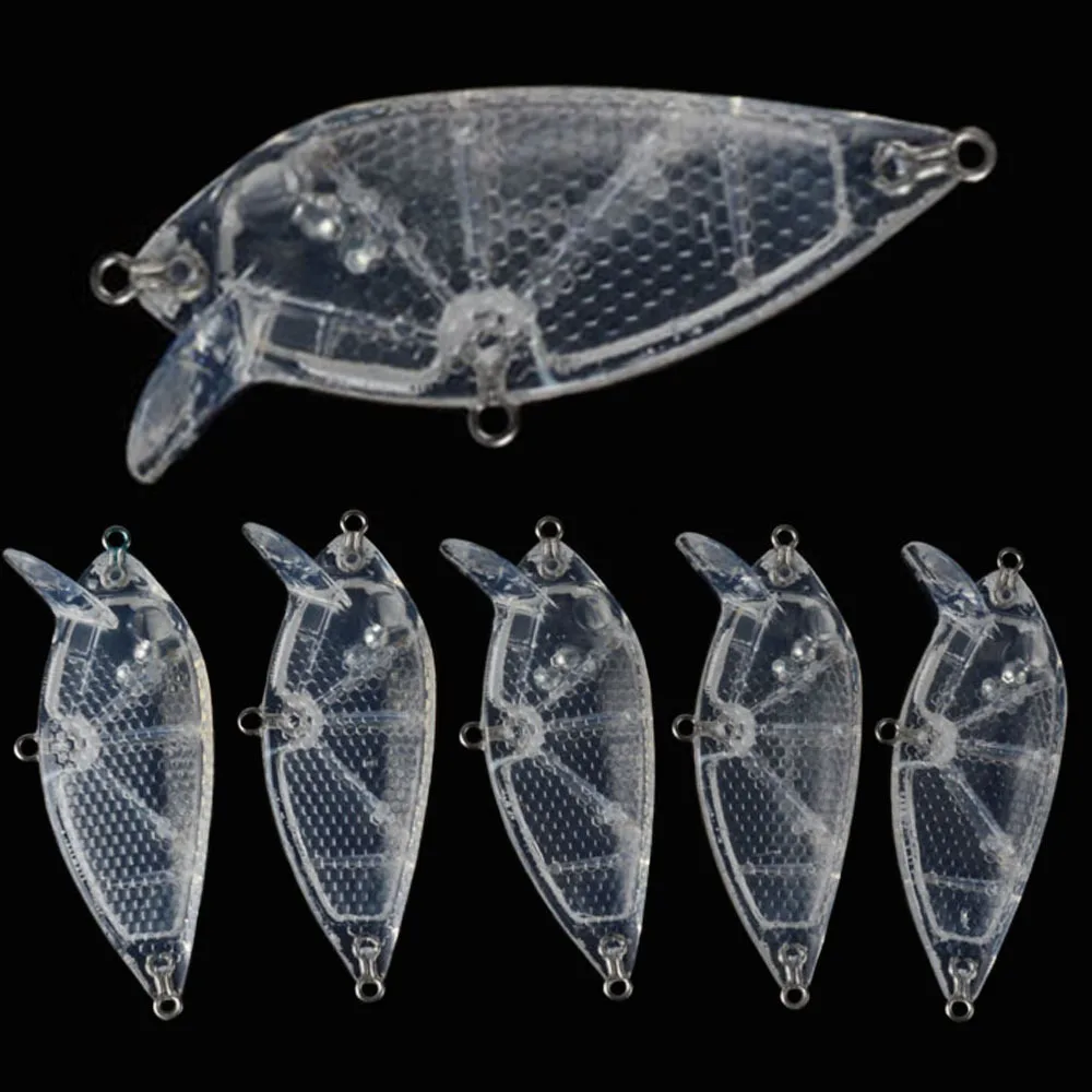 80mm 8g large vib bait square bill lure blanks saltwater topwater unpainted hard plastic fishing lures molds