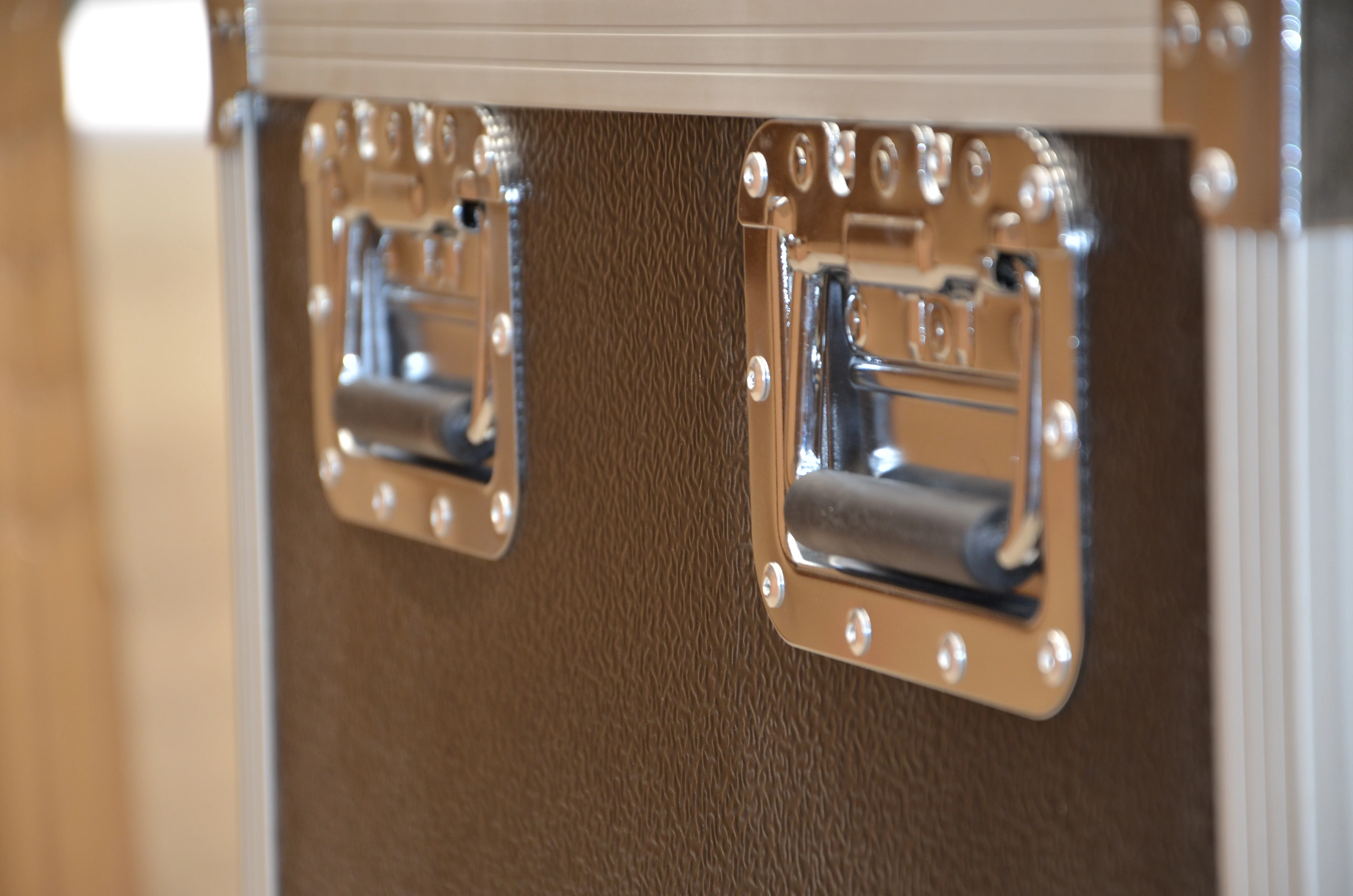 Black Flight case  shipping cabinet trunk case