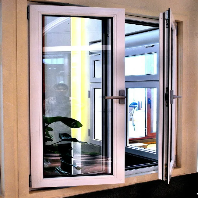 
High quality furniture thermal break double glazed schuco wowden finish aluminium windows 