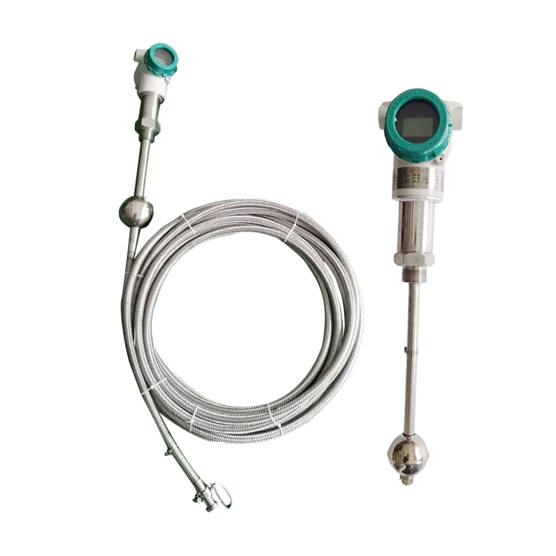 Online explosion-proof intelligent RS485 magnetostrictive float oil level sensor magnetic level gauge
