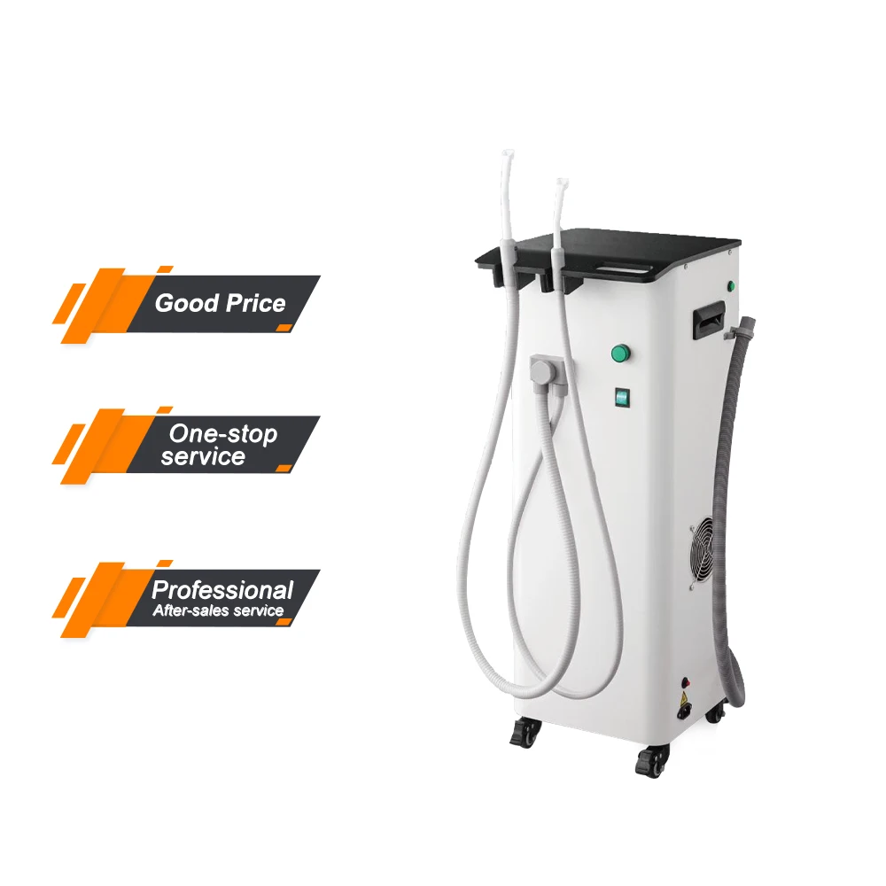 Portable Dental Vacuum Suction Unit 300W Mobile Suction Device Aspirator