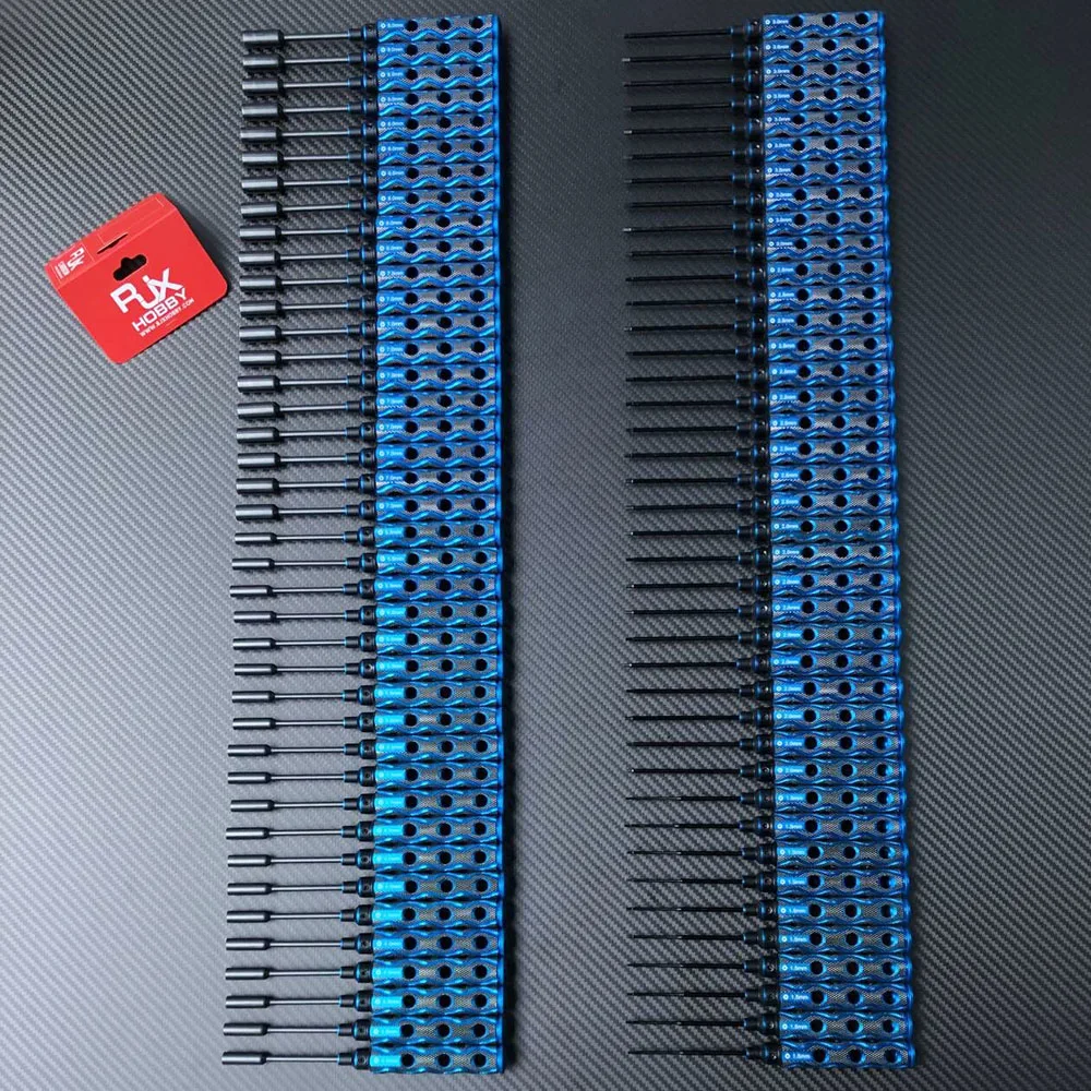 RJX Drone Helicopter Airplane RC Car Repair Tool Kit Flat Phillips Nut Hex Screwdriver Set