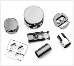 Cord End Metal Stopper Stopper Metal Alloy Spring Fastener Cord Lock Toggle Stopper For Clothes