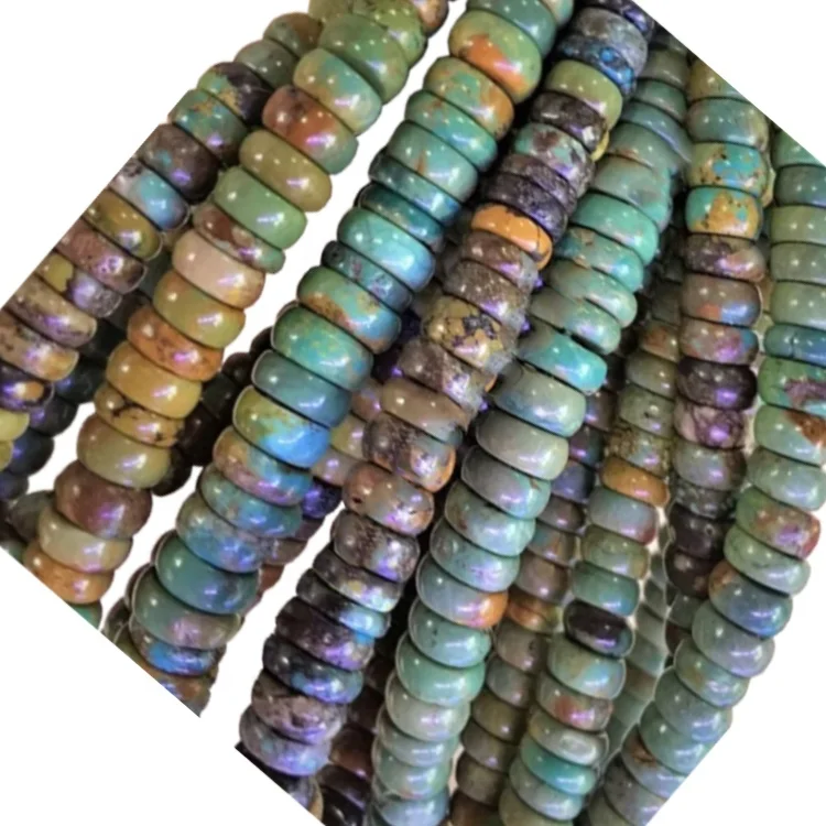 20-40mm full strand turquoise beads drum barrel rice turquoise stone