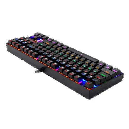 Reddragon K552-R KUMARA RAINBOW RGB Backlit Mechanical Gaming Keyboard 87 Keys Wired Keyboard RED SWITCHES