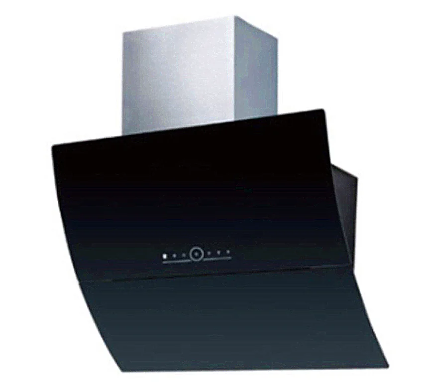 Черная Стеклянная боковая настенная кухонная бленда