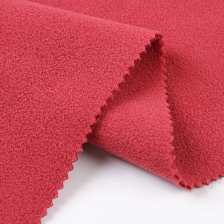 Heavy thick baby wear different types fleece bonded both side polar fleece raised fabric bonded fabric for coat