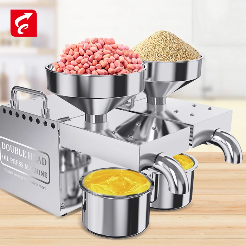 Cooking Oil Press Machine Small Oil Press Machine Olive in Pakistan for Small Business Home Use Electric Carton White Provided