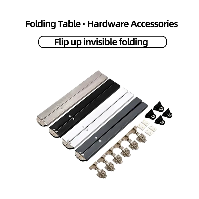 Manufacturer folding invisible table hinges hardware accessories telescopic multi-function dining table functional brace