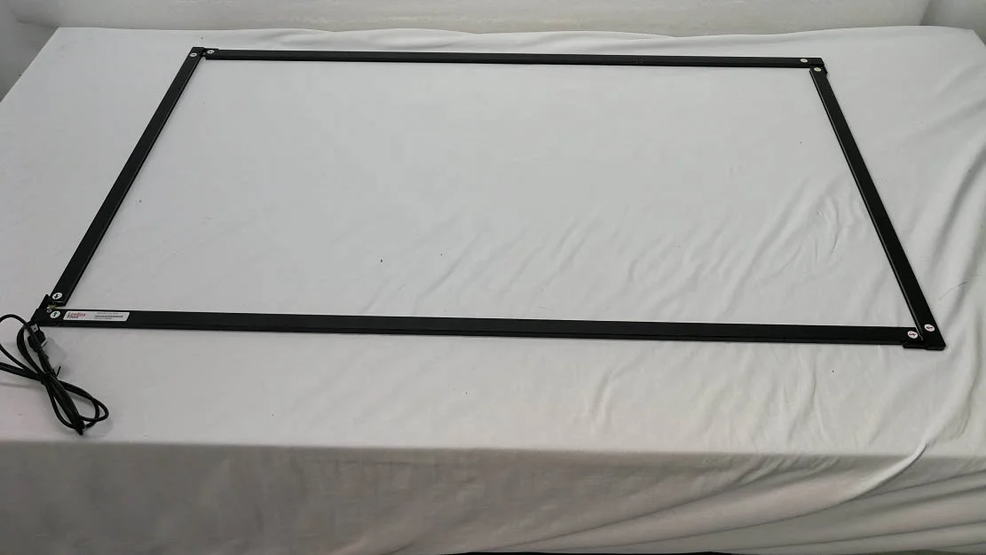 65 inch multi touch screen 20 point overlay kit for Lcd panel interactive kiosk USB driver-free infrared IR touch frame