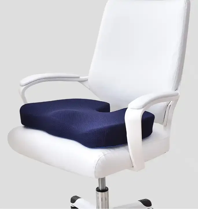 Office Chair Use Memory Foam Back Pain Relief Lumbar Pillow Car Seat Cushion and Full Back Support Pillow