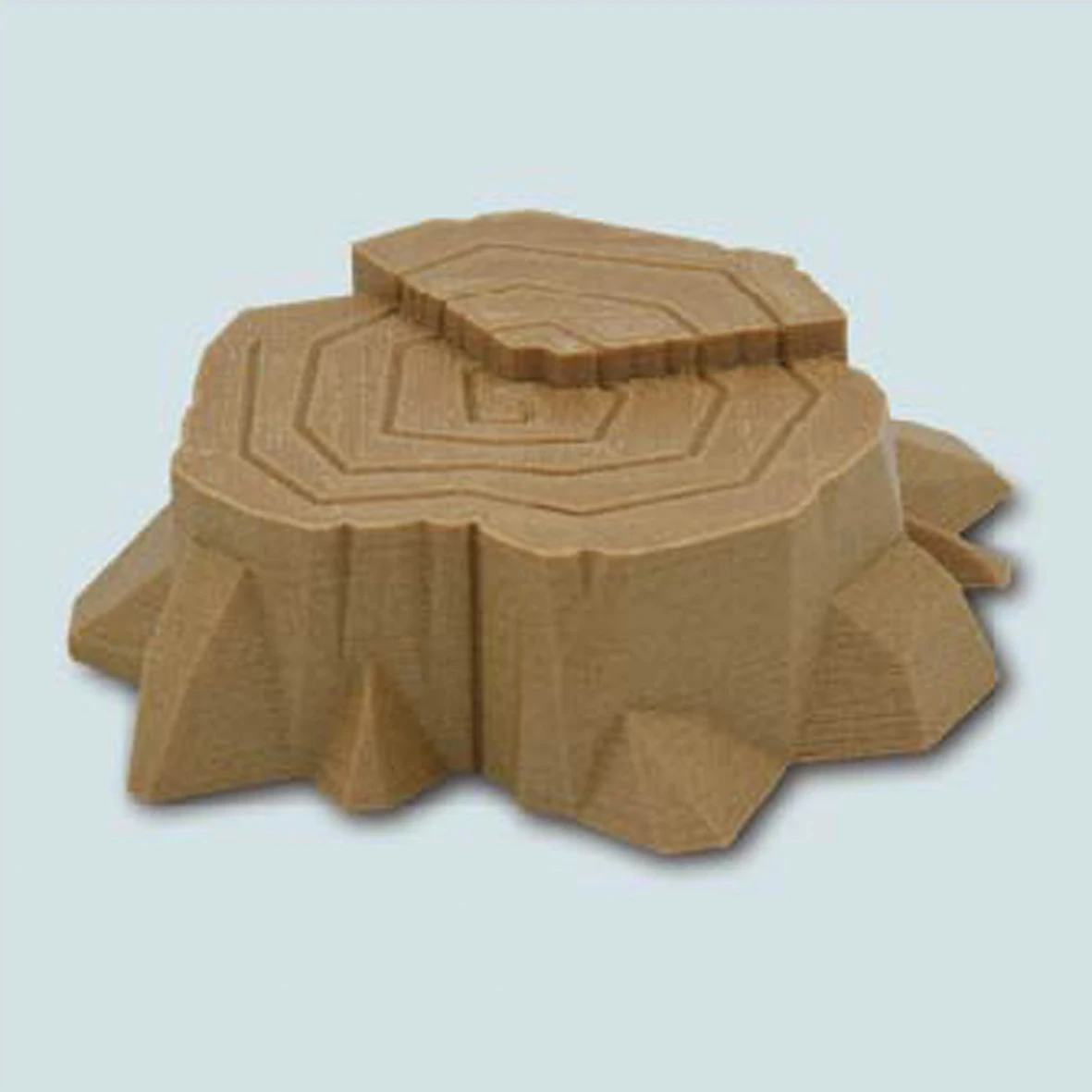 Low Volume/Batch Production Wood Appearance Decoration Vase By 3D Printed PLA Filament 3D Printing Service