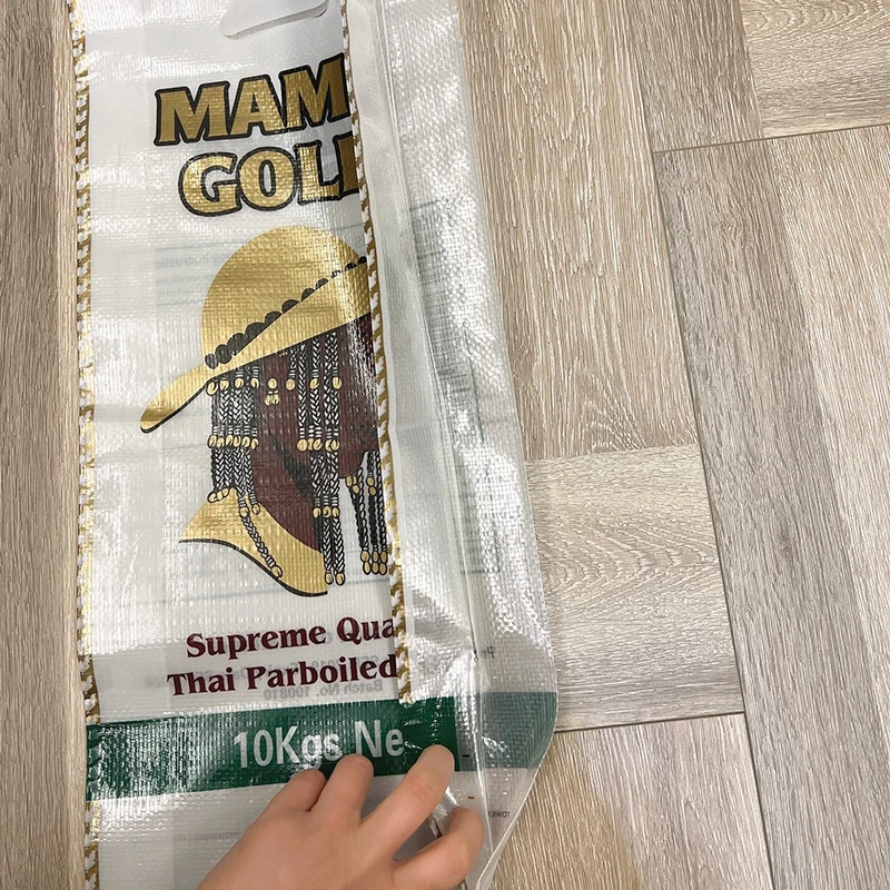 10kg 20kg 25kg 40kg 100kg maize rice packing bag plastic bags for rice packaging