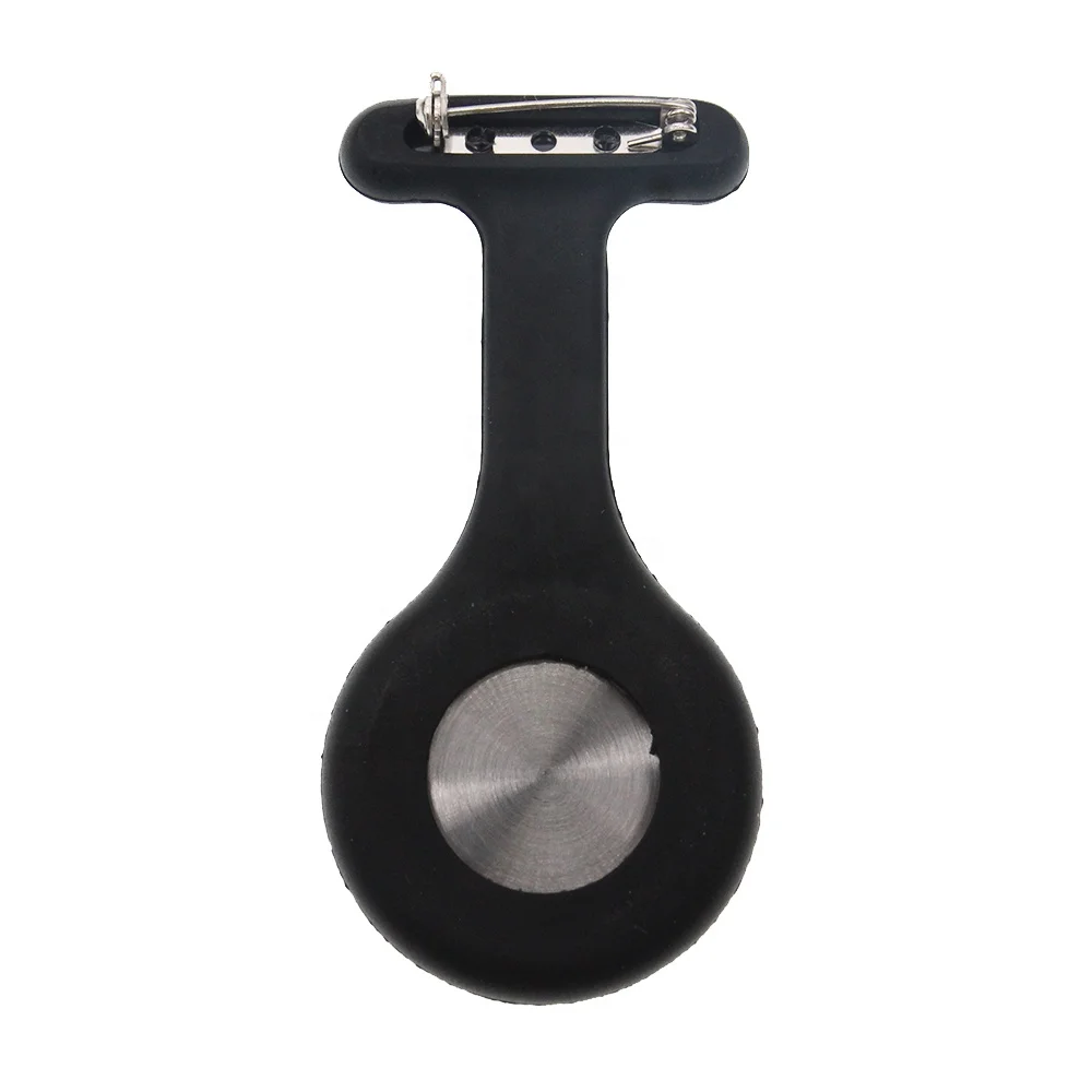 Mix Color Portable Silicone Nurse Watch With Safety Brooch For Nurse Accessories