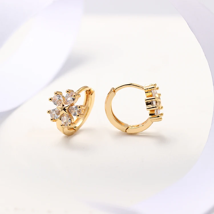 
wholesale custom dangle kid 18k hoop earring unique 