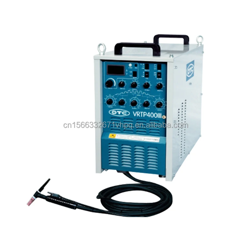 OTC inverter DC argon arc welding machine VRTP400 VRTS400 pulse argon arc welding machine stainless steel TIG welding