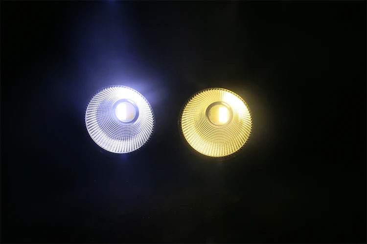 COB Par Stage LED Blinder Lights 2 Eyes 100W CW WW LED Rings for Wedding and Church