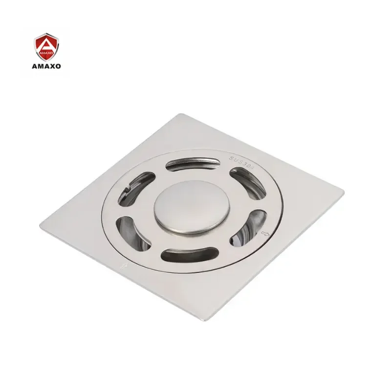 Aida Traditional Square Heavy Duty Stainless Steel Bathroom Floor Drain