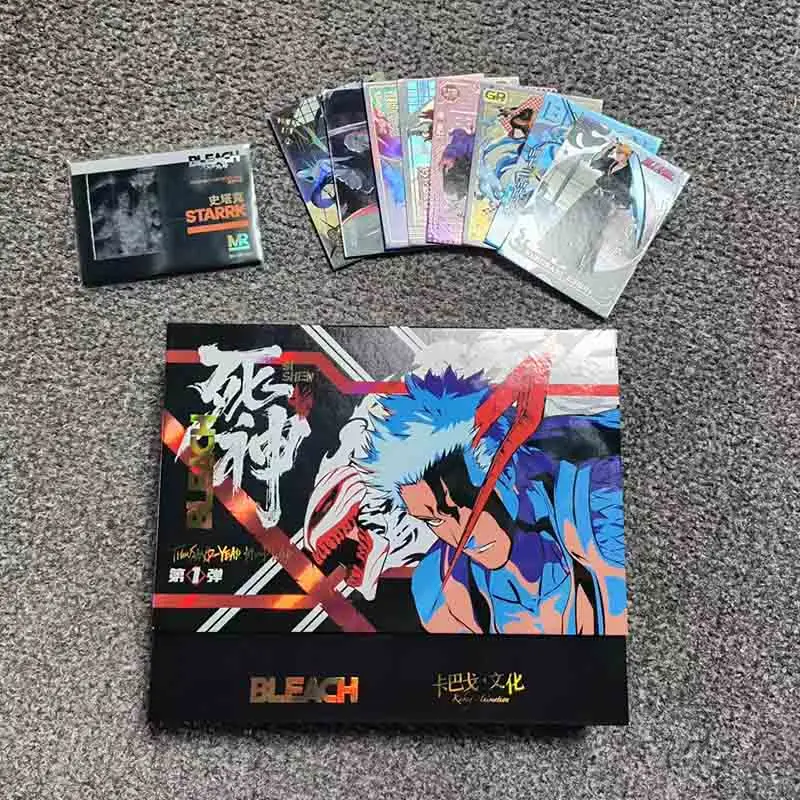 Wholesale Bleach TCG Game Collectible Card Japanese Anime Death God Kurosaki Ichigo Rare Cards Booster Box Table Playing Toys