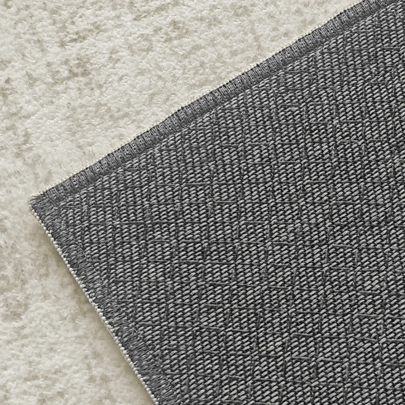 Customized Durable Faux Cashmere Plaid Puzzle Carpet Modern Shaggy Area Rugs for Living Room Bedroom Hotel Office
