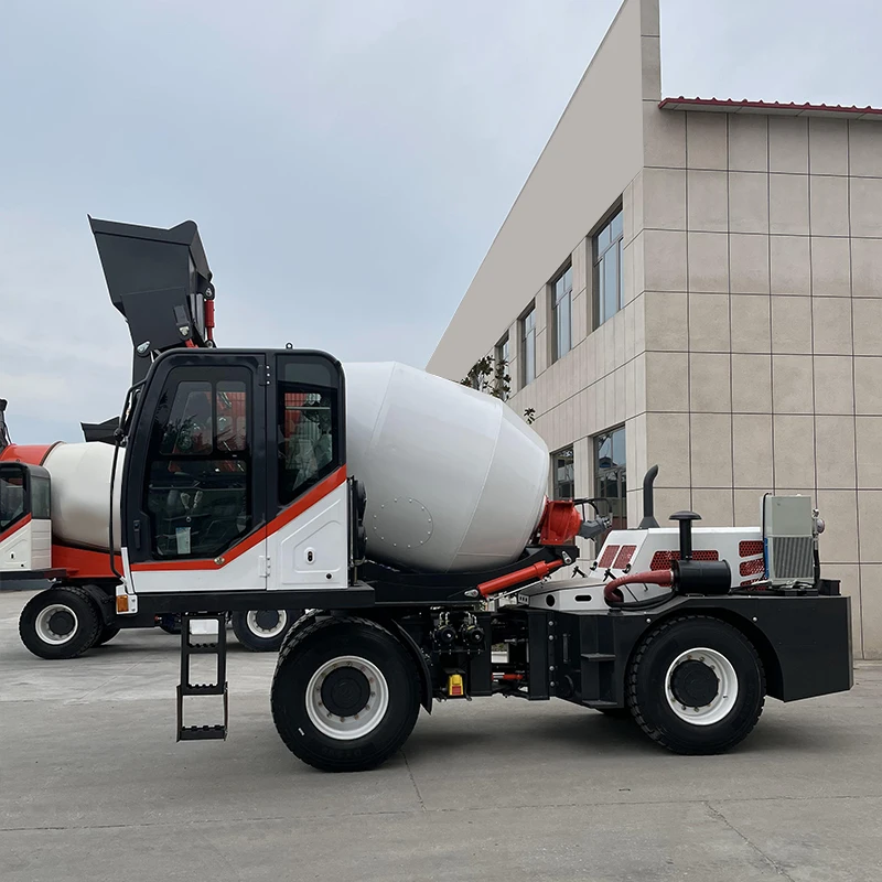 self loading 2m3 3m3 4m3 6m3 drum concrete mixer 3.5m3 self-loading concrete mixer truck