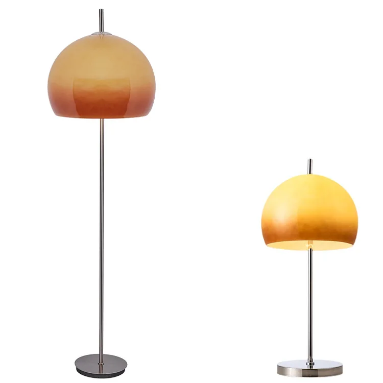 Nordic simple retro modern living room sofa floor lamp design light luxury bedroom table lamps