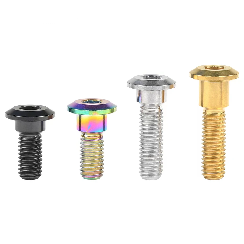 Colored Titanium Screws Bolts For Bike Racing Aircraft Baoji M15 Baituite MTB Mirror Red Din912 Ferrari Titanium Bolt