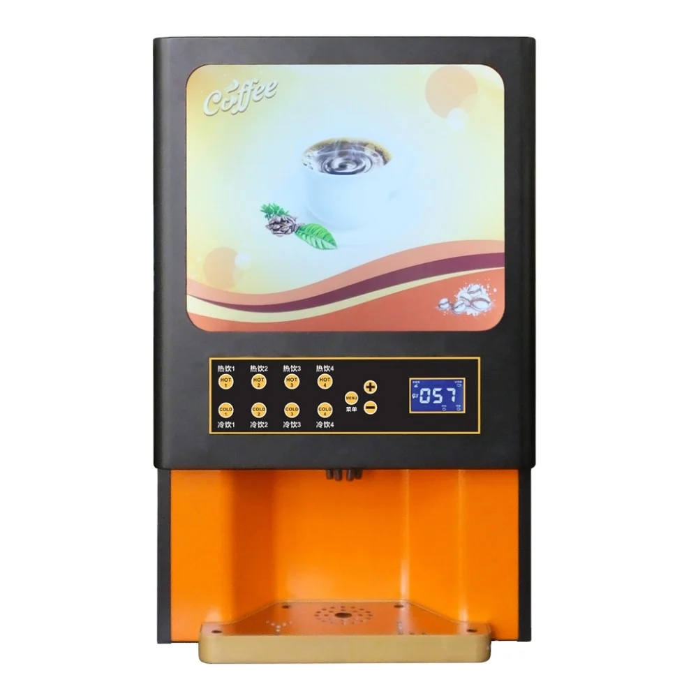 Commercial Indoor Hot Cold Chocolate Beverage Dispenser Coffee Vending Machine Milk Tea