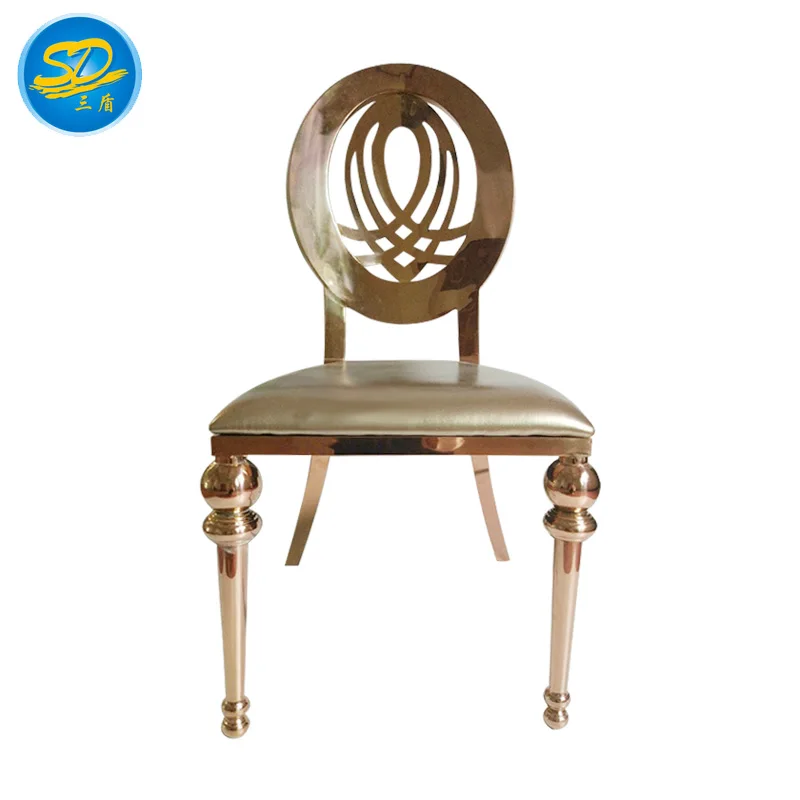 
5 Years Guarantee Time Event Party Wedding Dining Furniture Stainless Steel Chair For Sale 