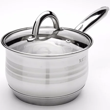 Induction Bottom German Style Stainless Steel Cookware Set Casserole Pot Set