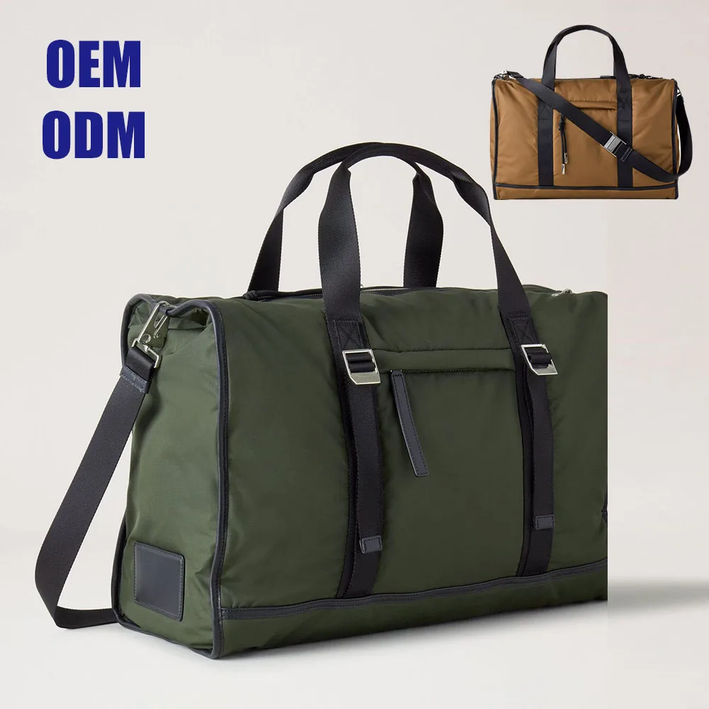 wholesale business travelling shoulder tote luggage overnight brand custom nylon weekend  duffle travel bag