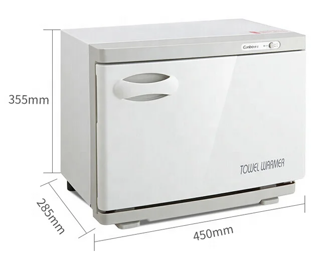 Hair salon equipment 18L Mini medium temperature heating towel warmer Cabinet